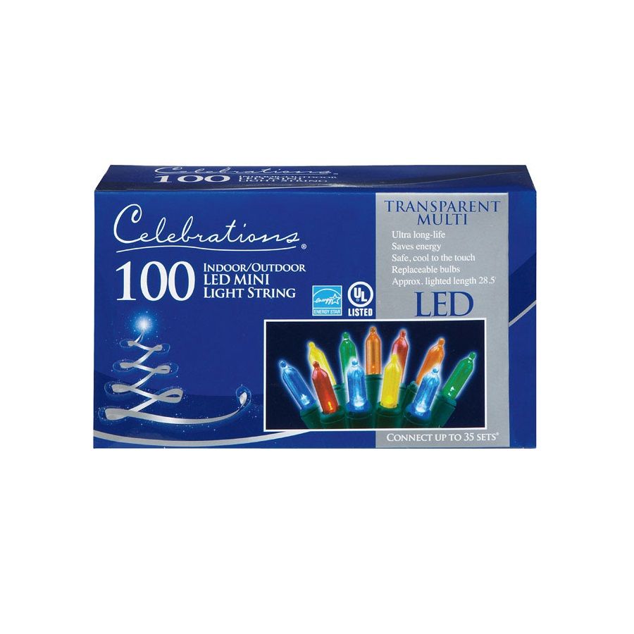 Christmas LED Lights Multicolored 100pk (9194879)