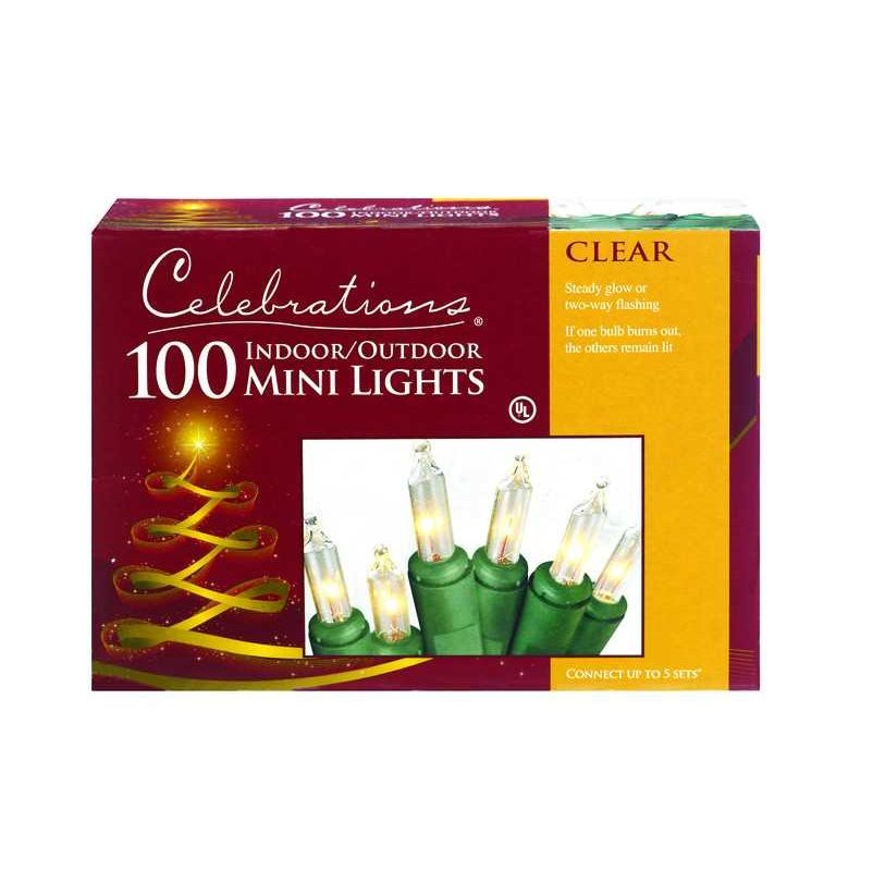 Christmas Lights LED Clear 100pk (9826009)