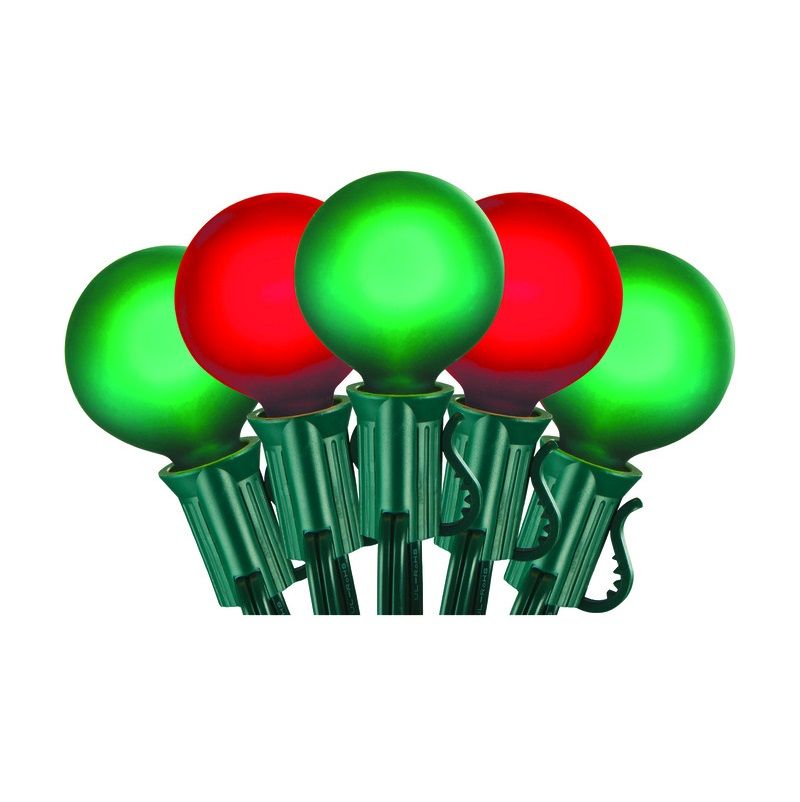Globe Light Set Red/Green 24in 25 lights
