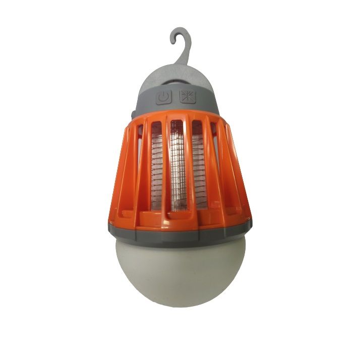 2 In 1 Mosquito Zapper and Rechargeable LED Lamp Orange