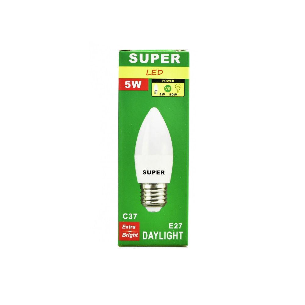 5W LED Bulb 6400k E27 Super