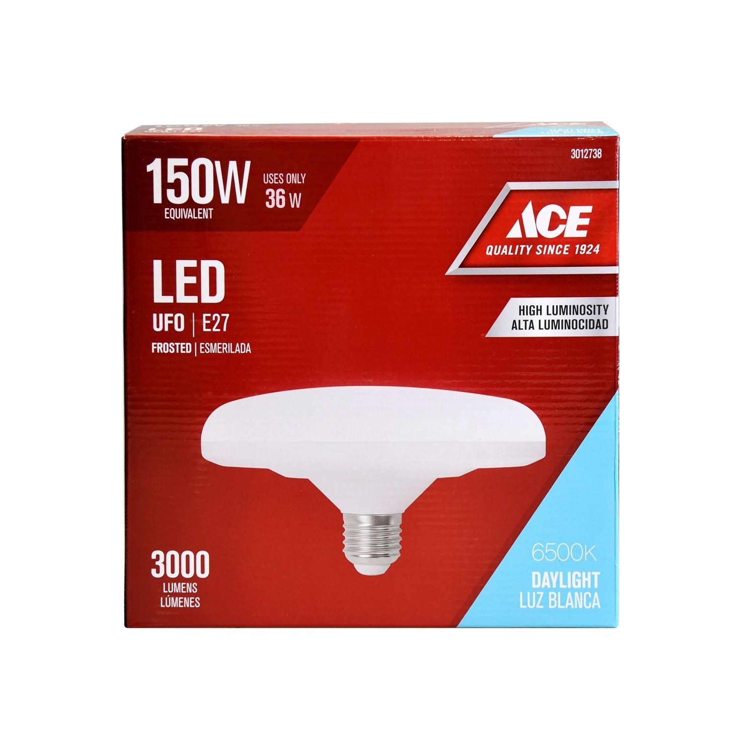 Ace LED UFO Screw Frosted Lamp E27 36W (3012738)