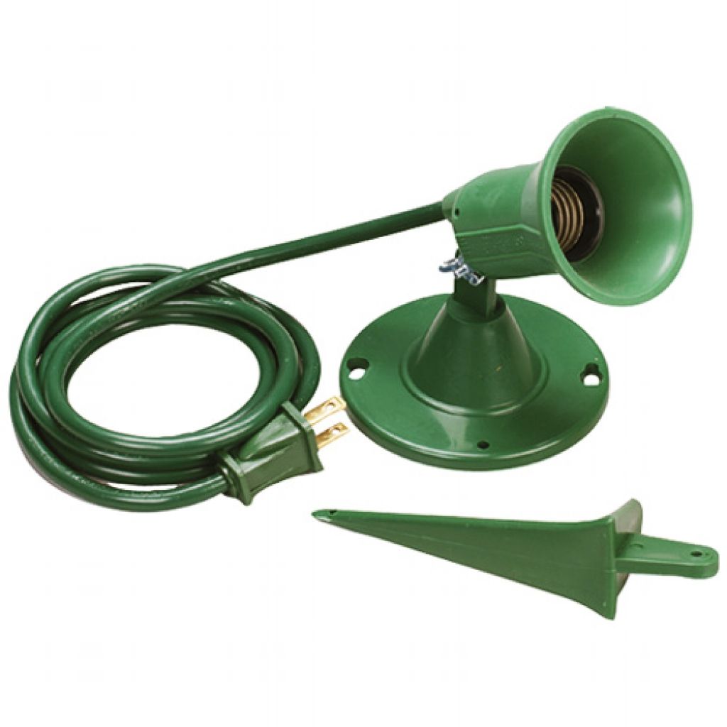 Lamp Holder with Stake Plastic