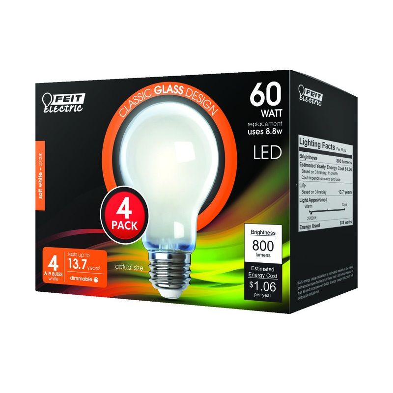 Bulb LED Feit 60W 4pk (3895018)