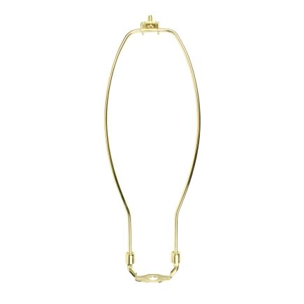 Lamp Harp Detachable Polished Brass 12in