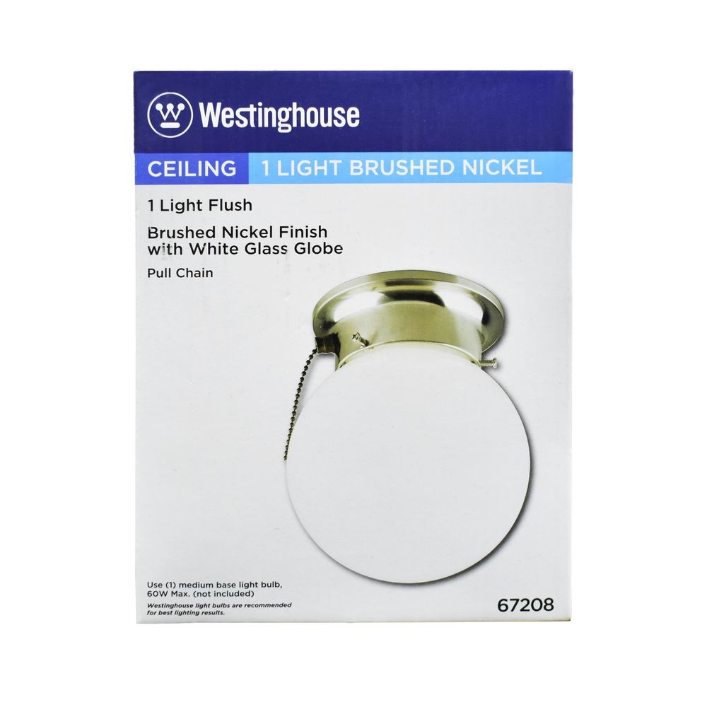 Ceiling Fixture Brushed Nickel 6.5in (3193026)