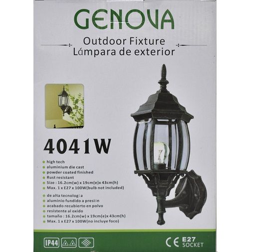Outdoor Wall Lamp Black