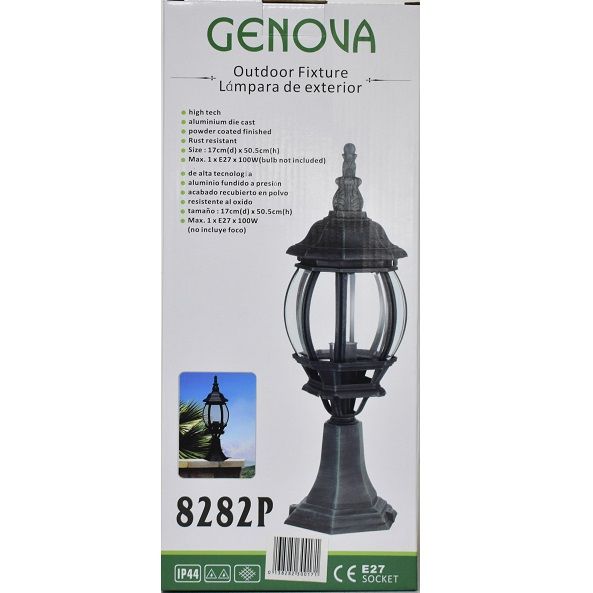Outdoor Post Fixture Black (8282P)