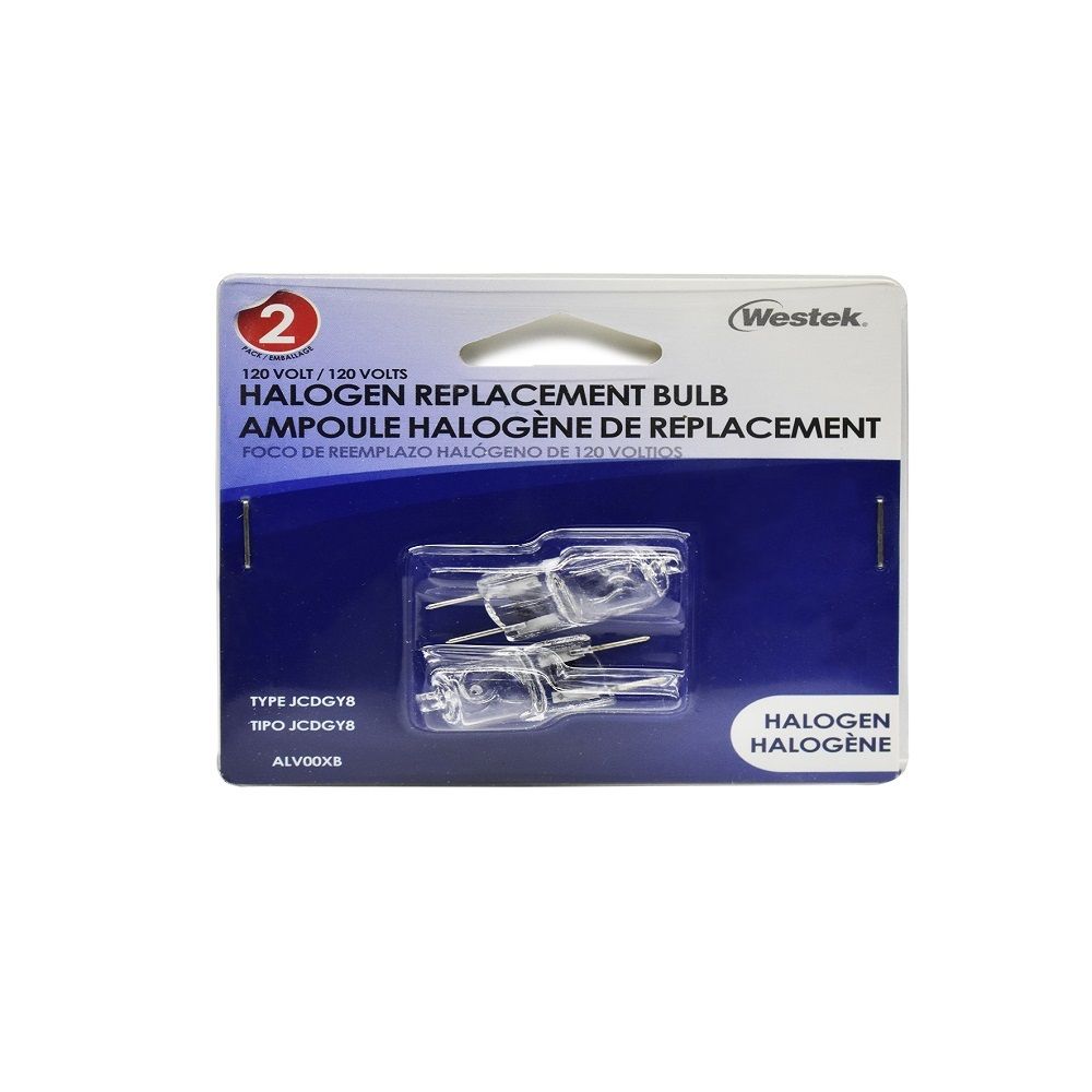 Westek Halogen Light Bulb 20W Tubular 2pk