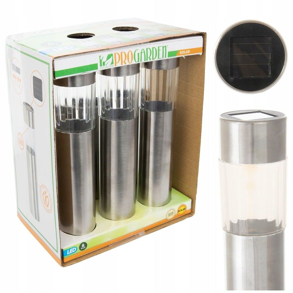 Pro Garden Collection Solar Lamp with Stake Set 6 pcs (DT2100190)