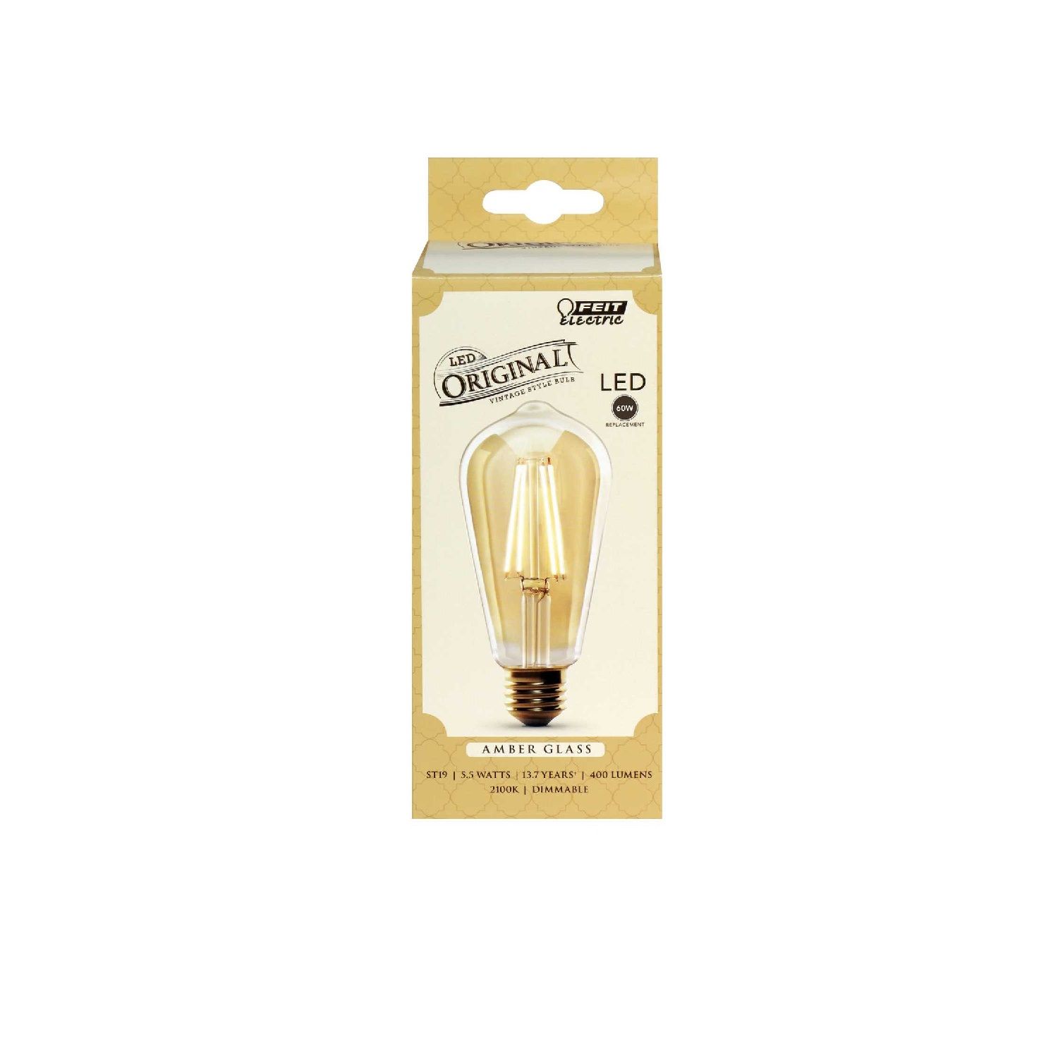 Bulb Led Glass Amber 5.5W (3924966)