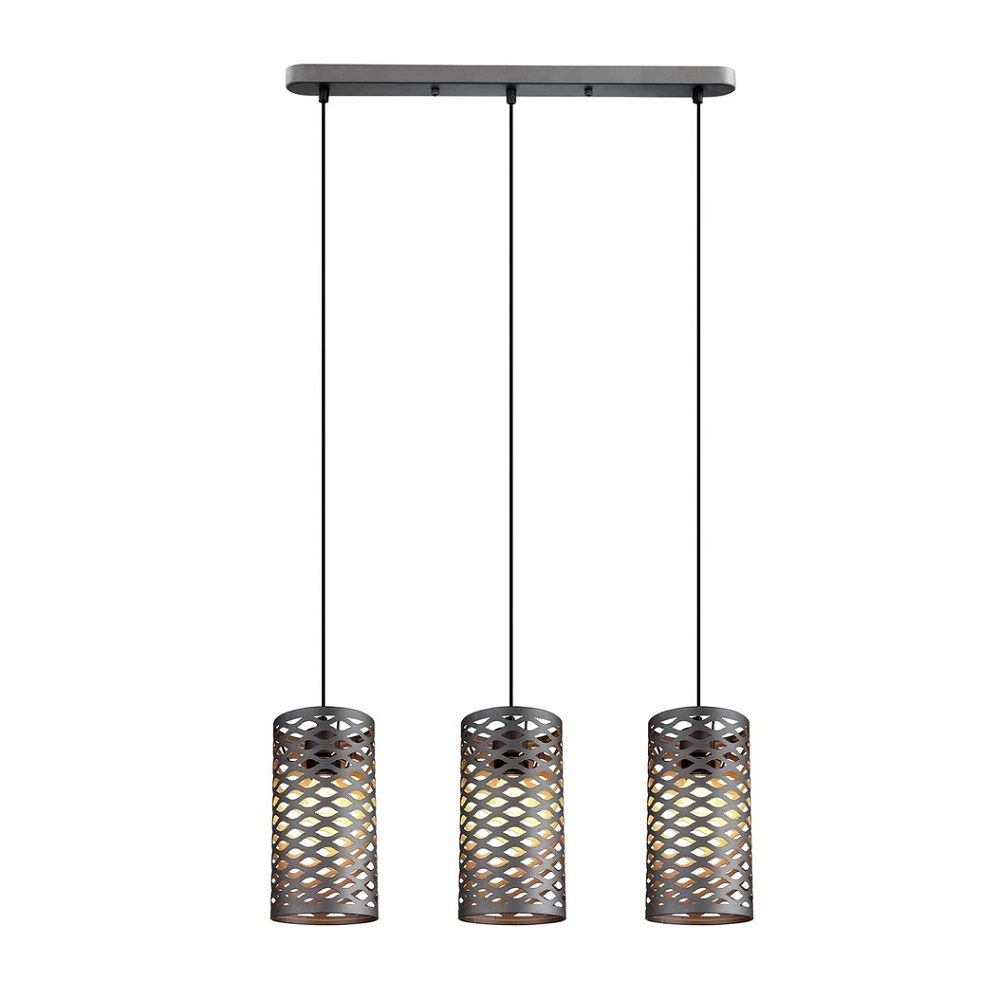 Pendant Lamp 3 Light Gray (8594GY-3L)