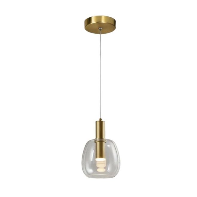 Decorative Pendant LED Hanging Lamp Gold 8W 3000K (00987GD-30K)