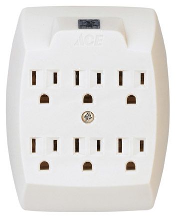 Adapter Outlet 2-6 Ivory (33538)