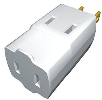 Polarized Triple Tap Outlet Adapter Cube