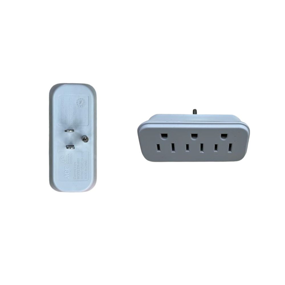 Ace Grounding Adapter 3 outlet White (3784345)