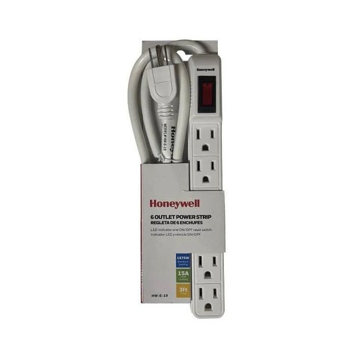 Surge Protector 6 outlet 3ft (HW-E-19)