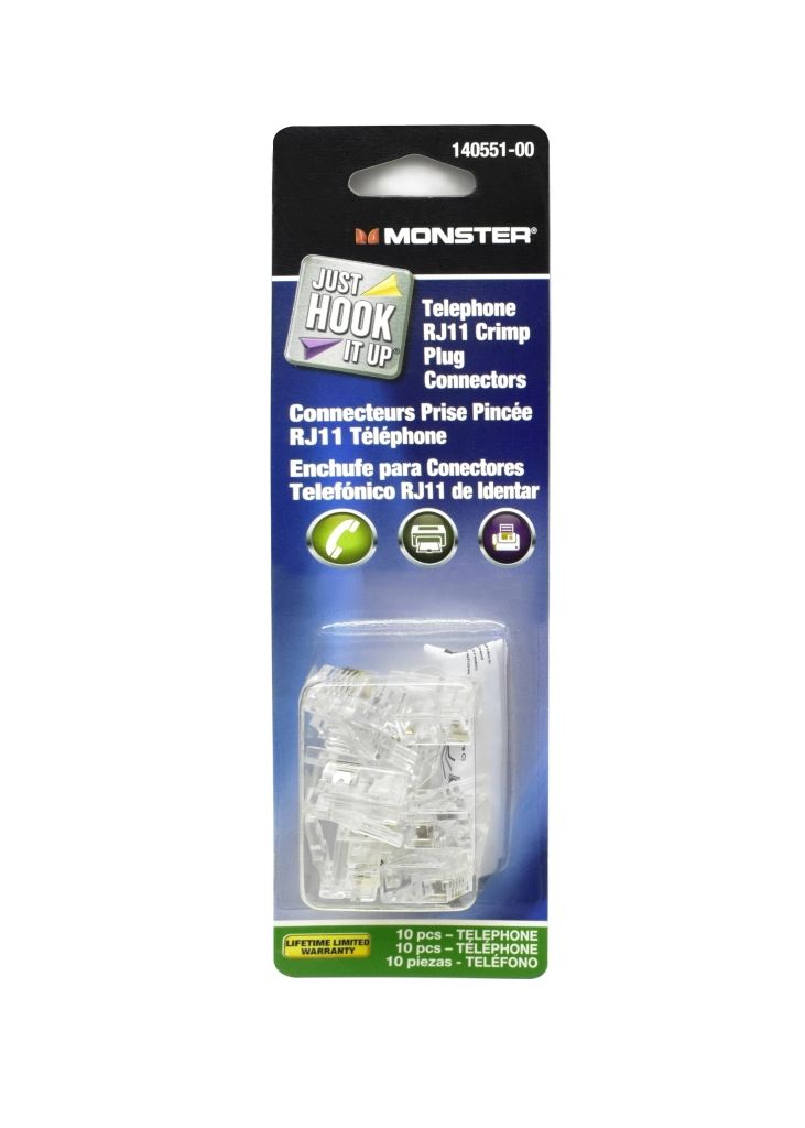 Plug Modular RJ11 10pk (32345)