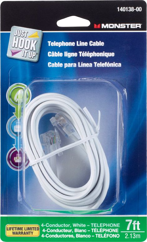 Extension Cord White 7ft (3102704)