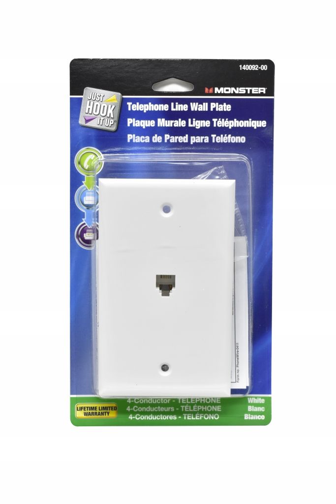 Wall Plate Flush White (36205)
