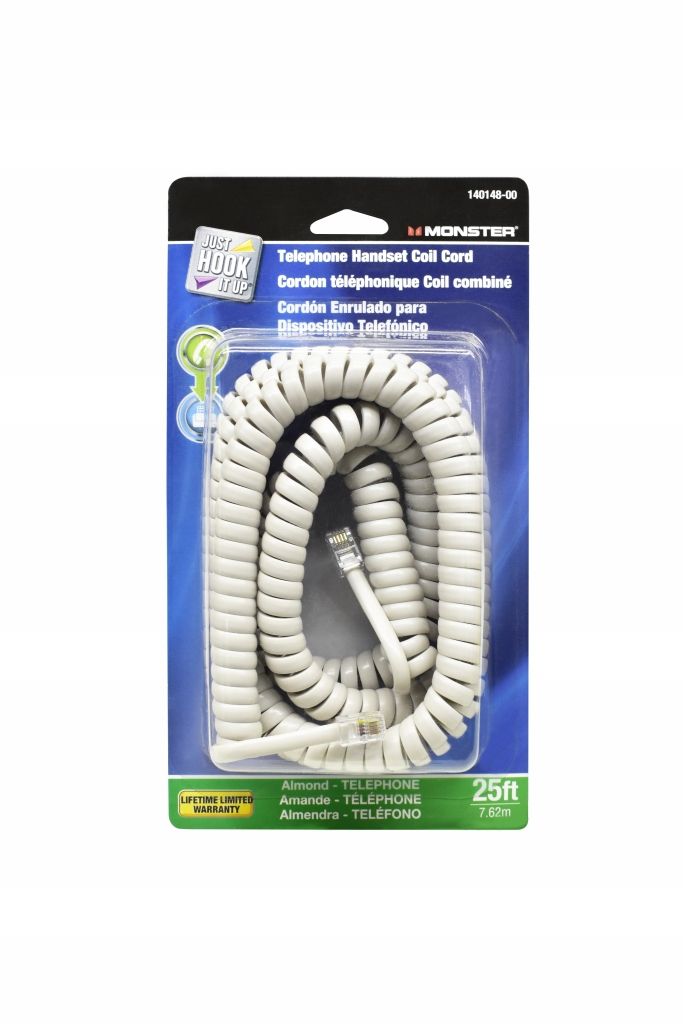 Handset Cord Almond 25ft (32074)