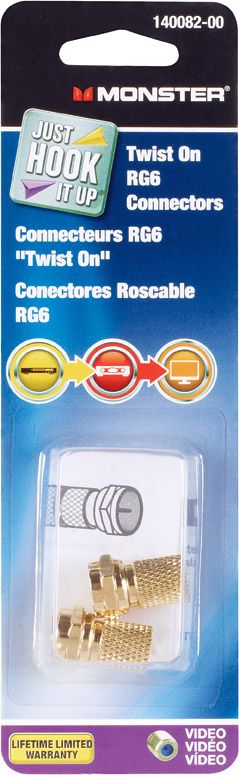 Connectors Coax Twist-On RG6 (36310)