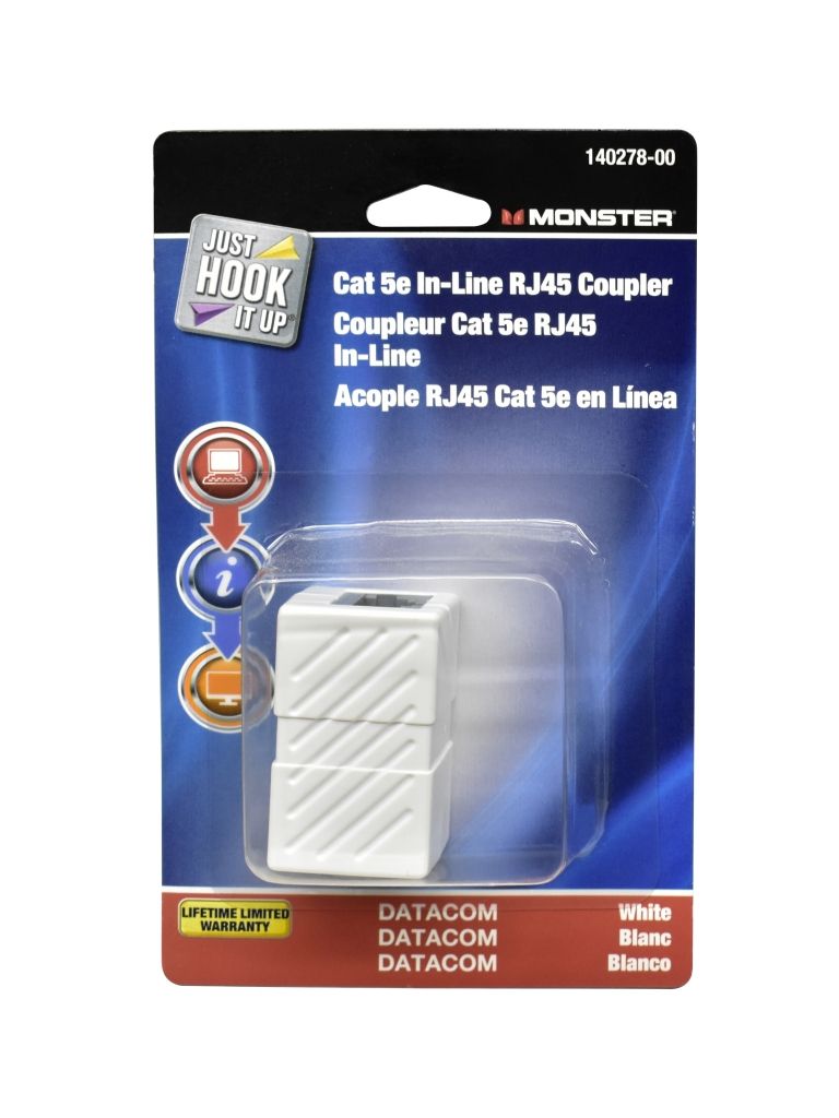 Coupler CAT5 In-Line White (3200276)