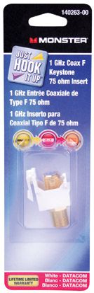 Coax F Connector White (3214061)
