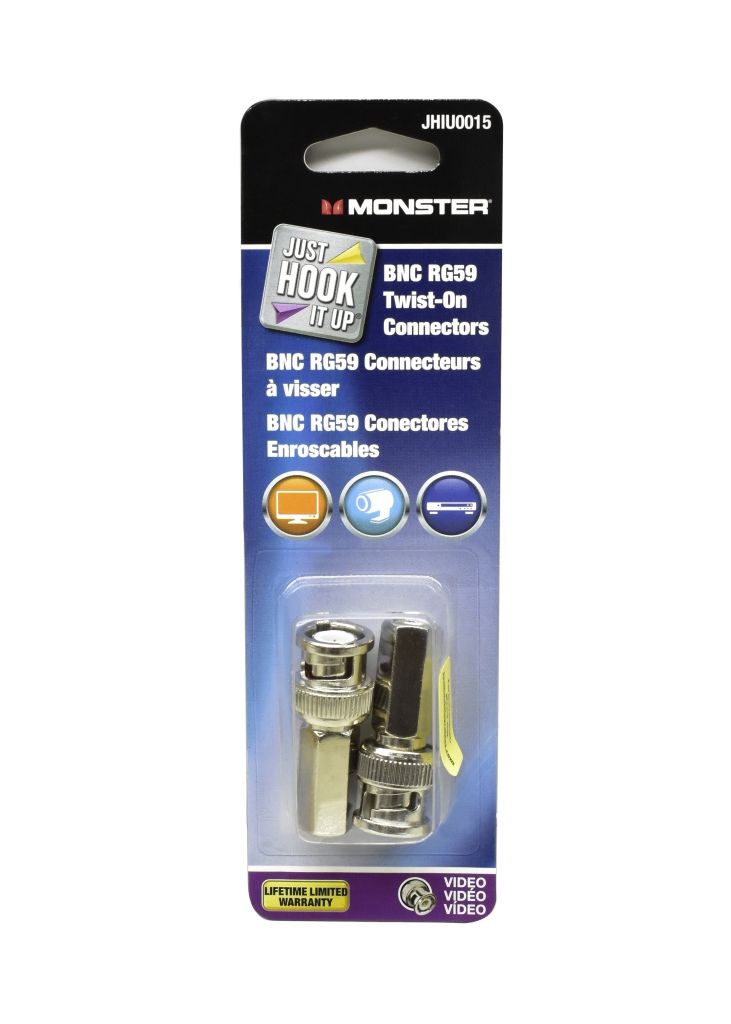 Connector BNC RG59 2pk (3515095)