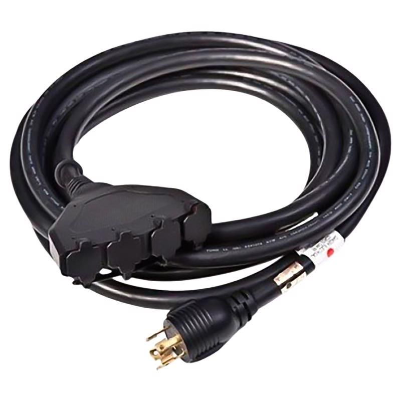 Generac Generator Extension Cord 10/4 20 ft. (3829439) (6112)
