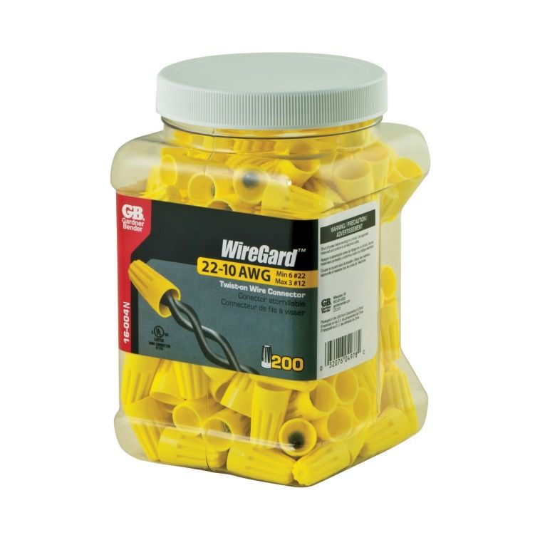 Medium Yellow Screw-On Wire Connectors (3426285)