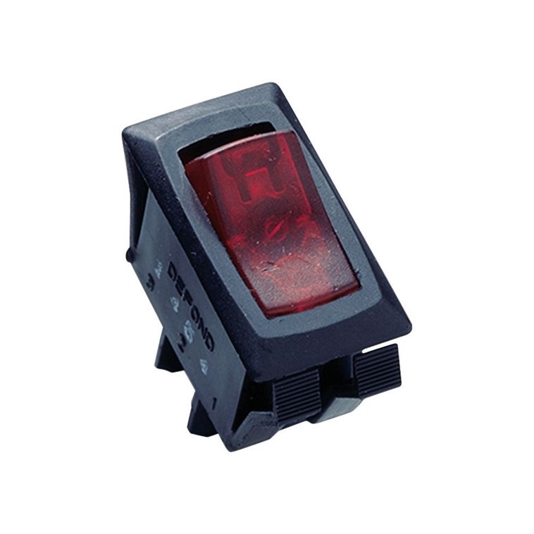 16 amps SPST 125 volts Lighted Rocker Switch (GSW-42)