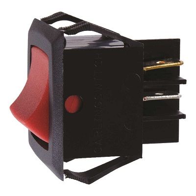 Switch Rocker Double Pole Black/Red (3468626)