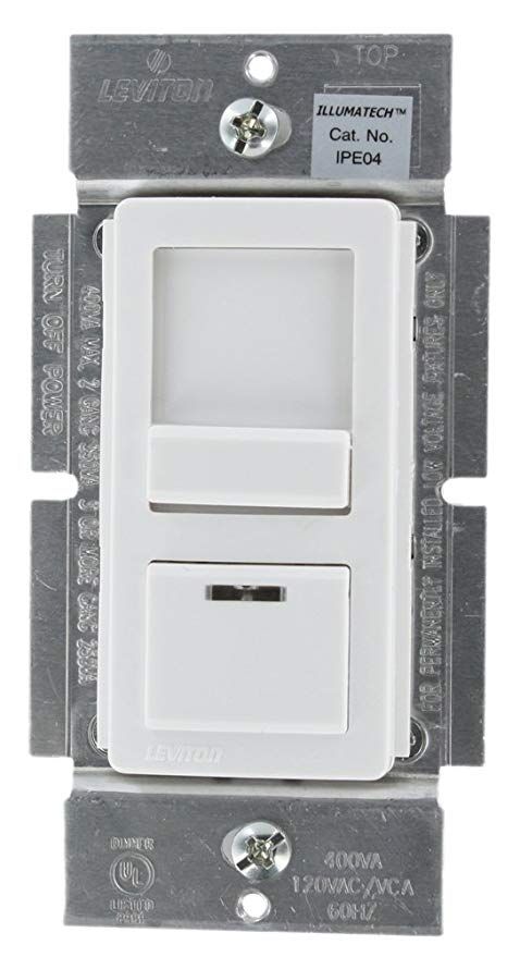 Decora Light Dimmer Switch One Pole 3 Way Low Voltage IPE04 White