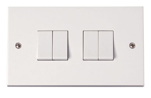 4 Gang 2 Way 10 Amp Switch No. 1244