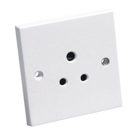 5 Amp Socket 1 Gang 3 Pin Round 3x3 (CEDSK1/5A)
