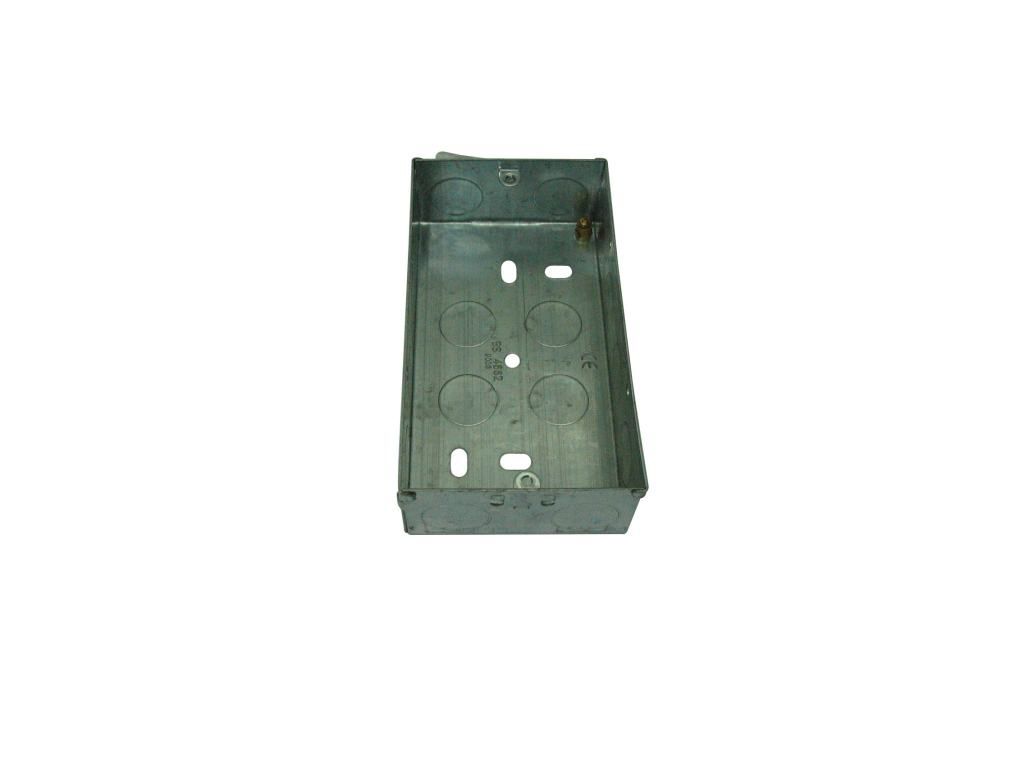 2 Gang 32mm Metal Switch Box 3x6