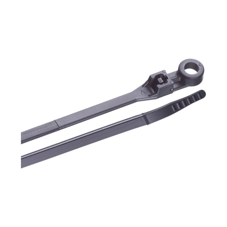 Ultraviolet Self Locking Cable Ties Black 8in