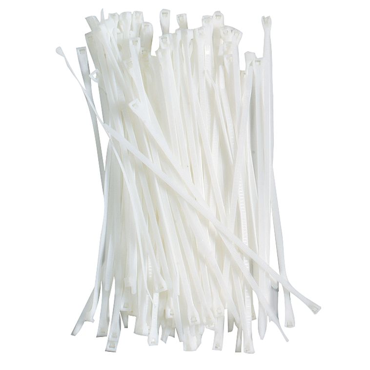 18in Heavy Duty Cable Ties White