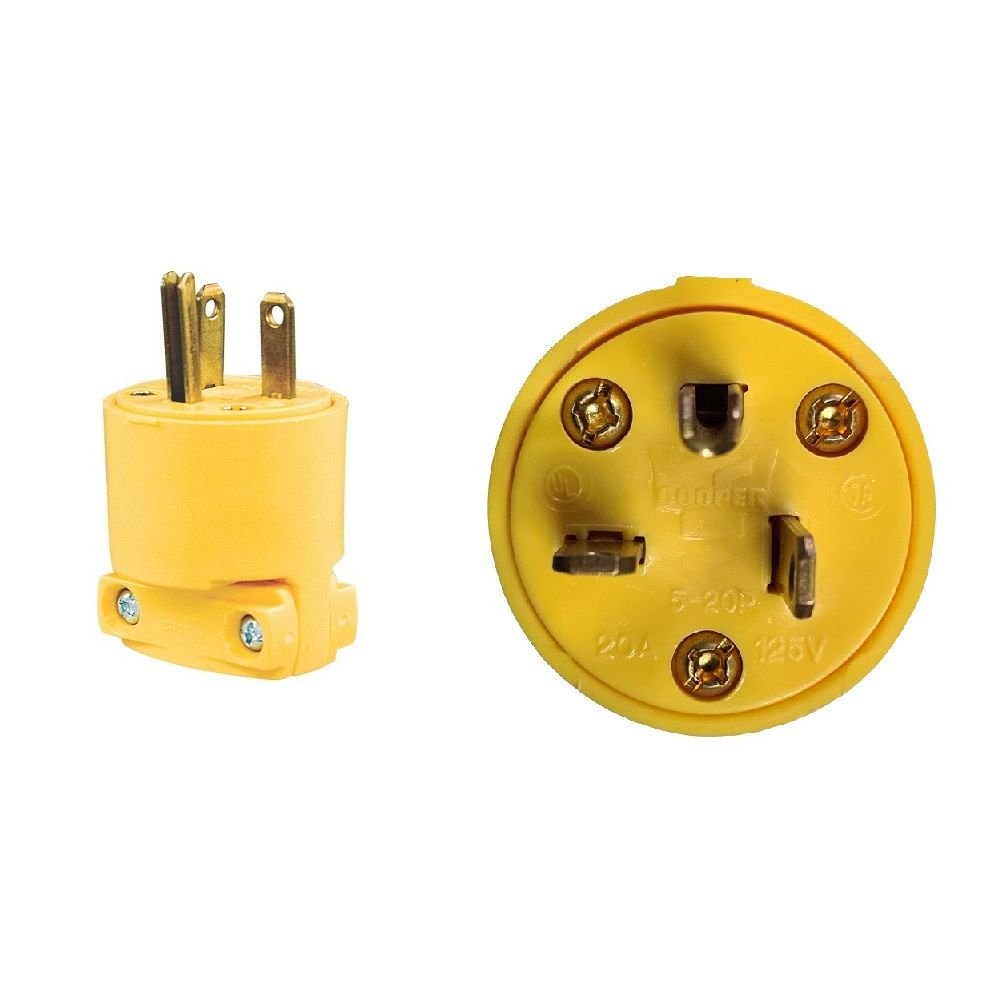 Cooper Plug Cap 3 Pin 125V 20 Amp (4409)