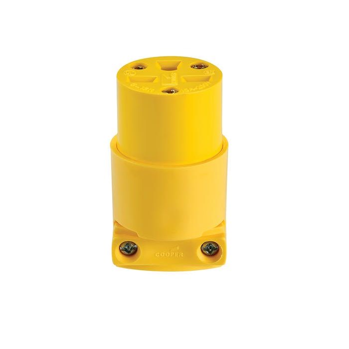 Straight Blade Connector Female 3Pin Plug 15 Amp 250V