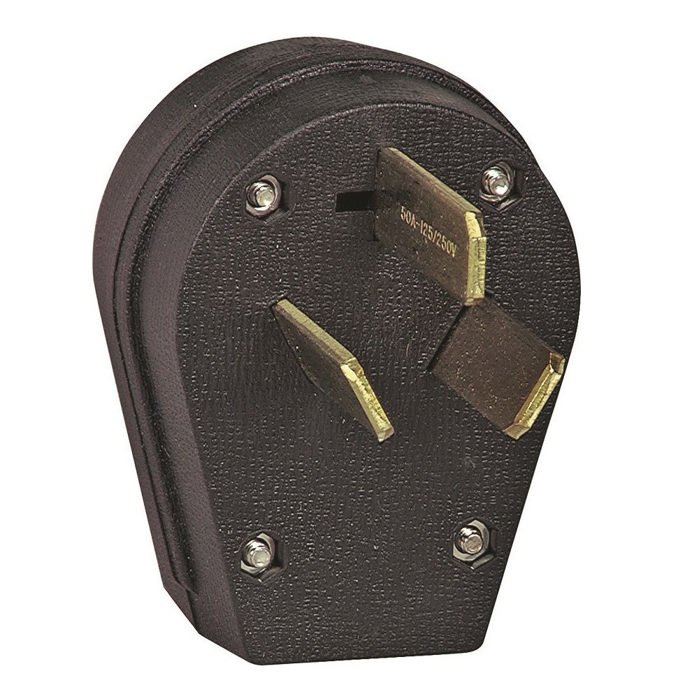 50 Amp Angle Plug 3Pin 250V Non-Grounding