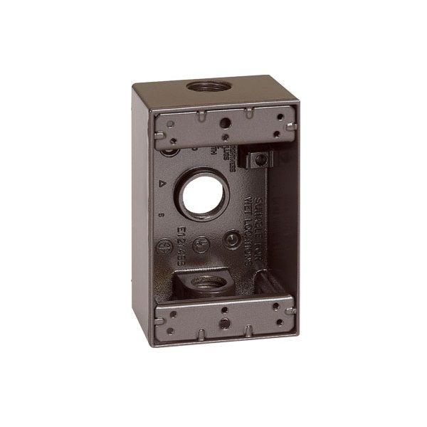 Weatherproof Box 2in x 4in Bronze (3426046)