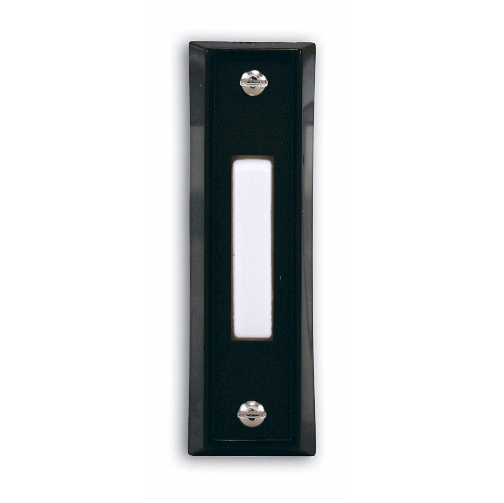 Black Doorbell Button 667-1
