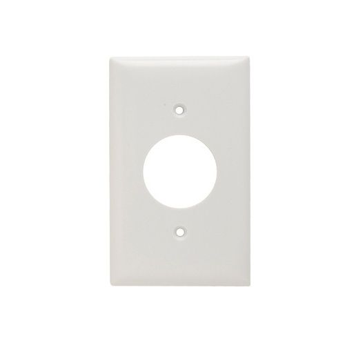 2131W Wall Plate, Standard Size Thermoset Single Receptacle