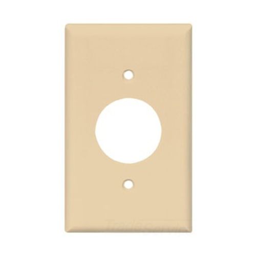 Wall Plate 1 Gang Single Recp. Ivory