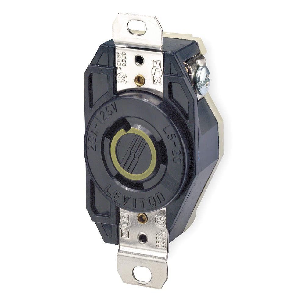 L520R Twist Lock Receptacle 20 amp 3W 125V