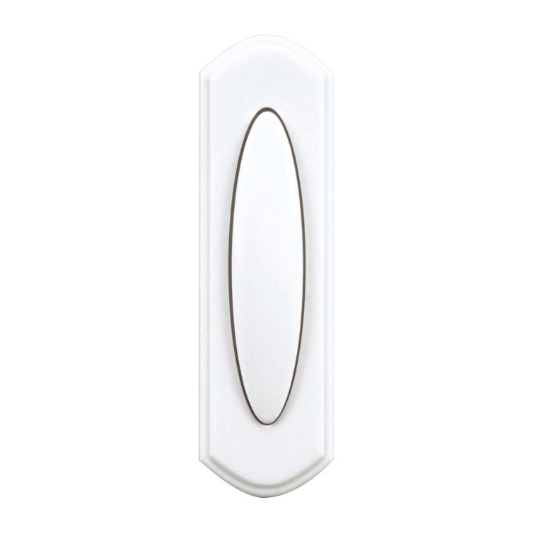 Wireless Door Chime Button Off White
