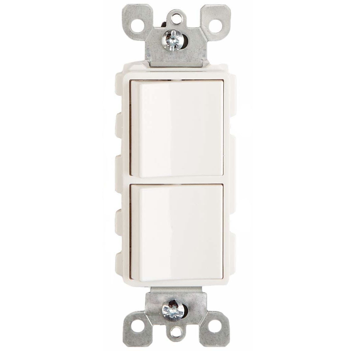 Decora Switch 2 Gang 3 Way 15A White (LMS2113)