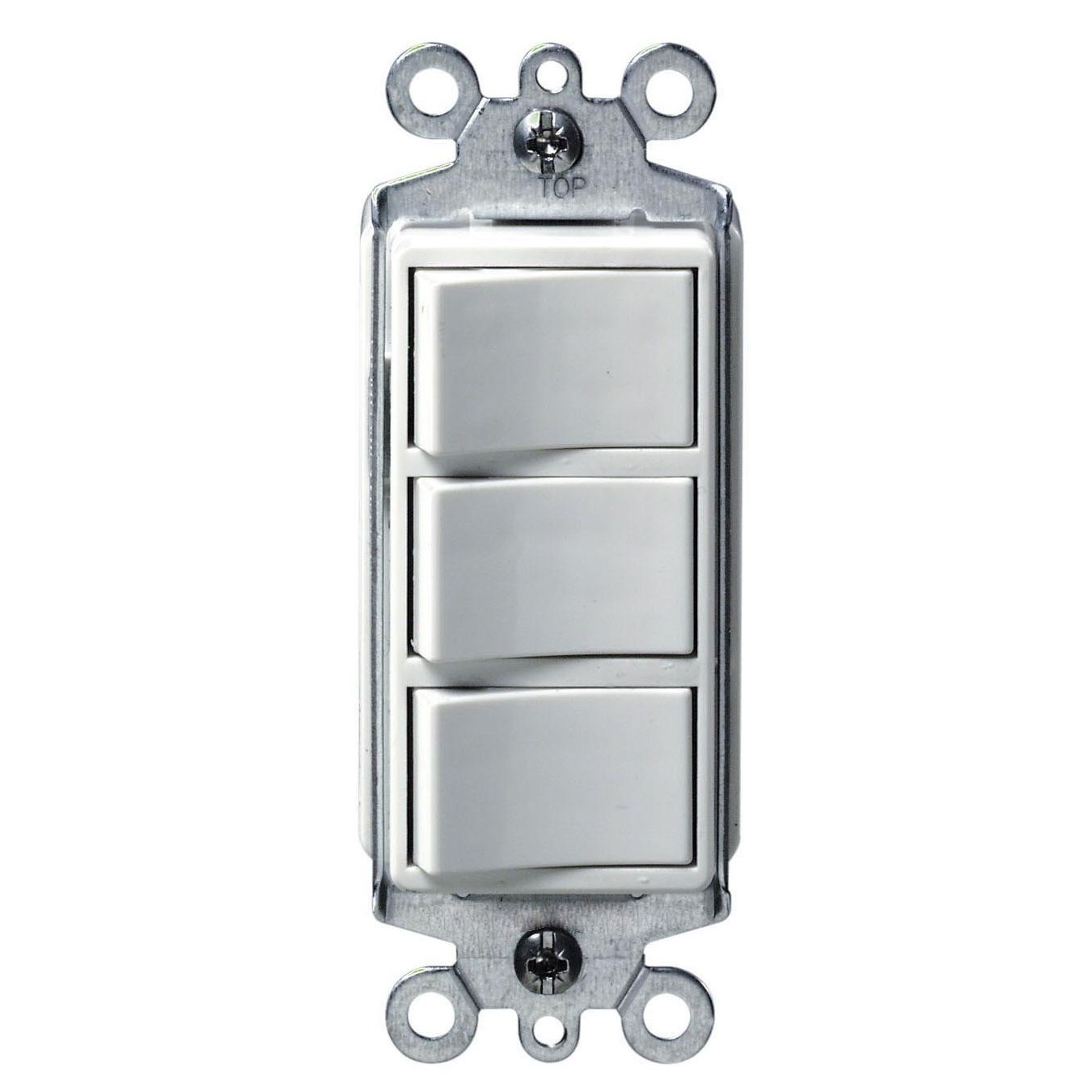 Decora Switch 3 Gang 15A White (LMS321)